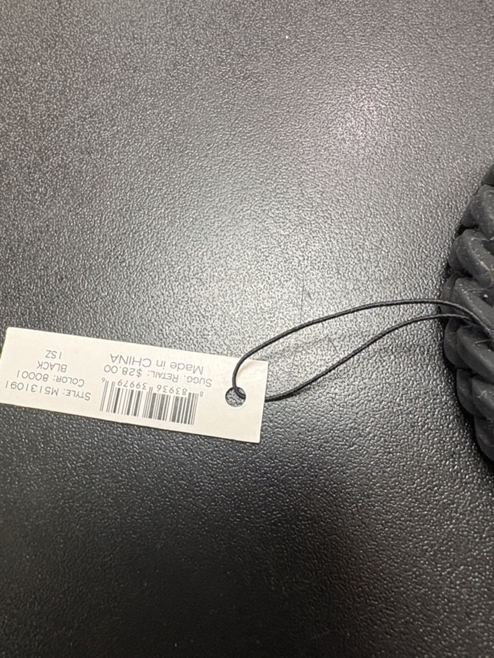 NWT -🌼 Marc by Jacobs Matte Black Linked Silicone Bracelet - Picture 4 of 4